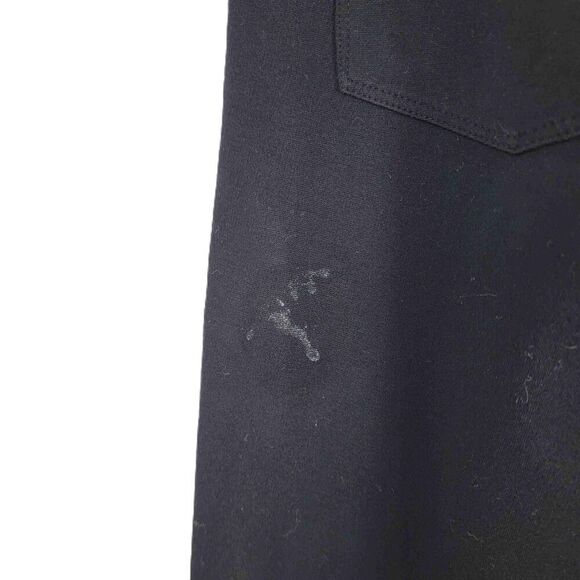 PAIGE Black Skinny Pants Button Closure Front Pockets Size 32 - Picture 6 of 9